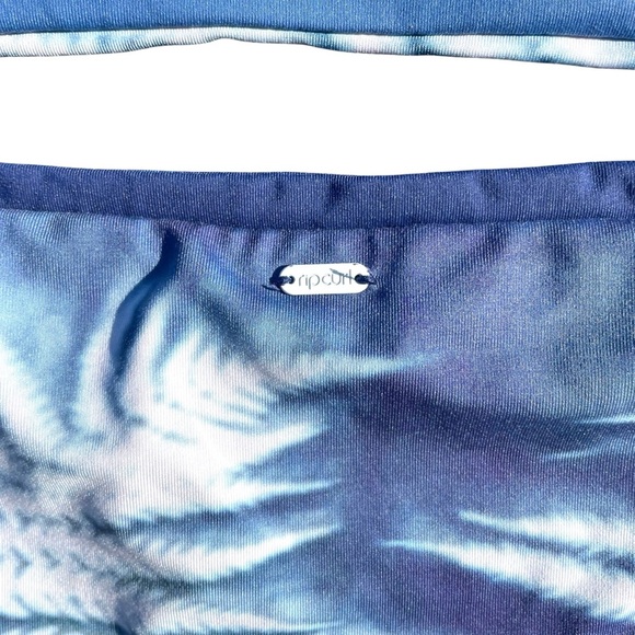 Rip curl racerback bikini set tropical blue white medium - Picture 8 of 10